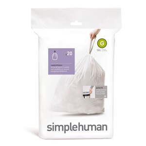 Sťahovacie vrecia na odpadky 20 ks 30 l G – simplehuman