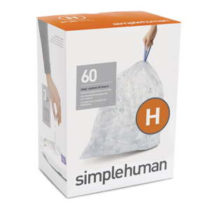 Sťahovacie vrecia na odpadky 60 ks 35 l H – simplehuman