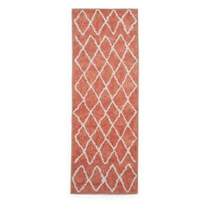 Oranžový prateľný behúň 61x170 cm Coral Orange – Think Rugs