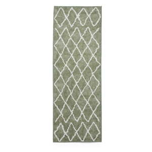 Zelený prateľný behúň 61x170 cm Coral Green – Think Rugs