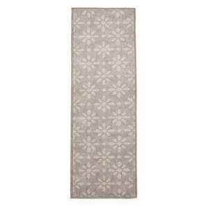 Svetlosivý prateľný behúň 61x170 cm Coral Light Grey – Think Rugs