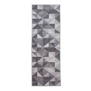 Sivý prateľný behúň 61x170 cm Coral Grey – Think Rugs