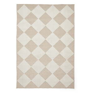 Bielo-béžový prateľný koberec 120x170 cm Lyna Beige&White – Think Rugs