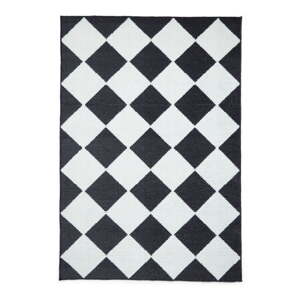 Čierno-biely prateľný koberec 200x290 cm Lyna Charcoal&White – Think Rugs