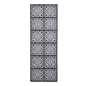 Tmavosivý prateľný behúň 61x170 cm Victoria Grey – Think Rugs