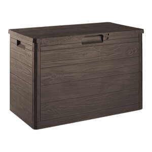 Hnedý záhradný úložný box Woodys – Toomax
