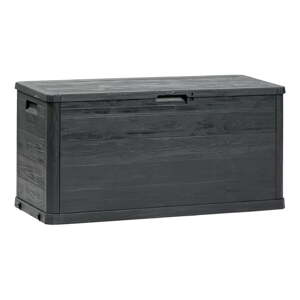 Antracitový záhradný úložný box Woodys – Toomax