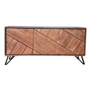 Komoda z masívu akácie v prírodnej farbe 150x76x40 cm Ambala – Interia Home & Living