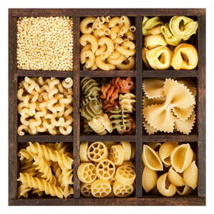 Sklenený obraz 30x30 cm Pasta Box – Styler