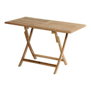 Záhradný jedálenský stôl z teakového dreva 70x120 cm Skagen – Hartman