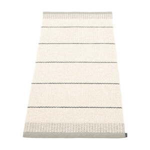 Svetlosivo-krémový vnútorný a vonkajší koberec 60x125 cm Belle Warm Grey – Pappelina