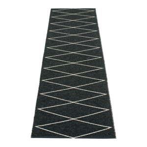 Čierny vnútorný a vonkajší behúň 70x240 cm Max Black – Pappelina