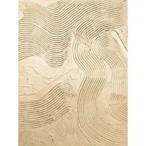 Ručne maľovaný obraz 88x118 cm Metallic Champagne – Malerifabrikken