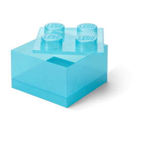 Svetlomodrý plastový detský úložný box 25x25x18 cm – LEGO®