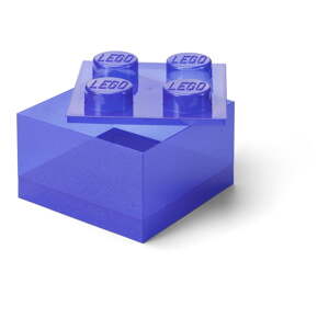 Fialový plastový detský úložný box 25x25x18 cm – LEGO®