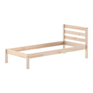 Detská posteľ z borovicového dreva bez roštu 90x200 cm v prírodnej farbe Pino – Vipack