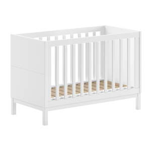 Biela postieľka z borovicového dreva 60x120 cm Eva – Vipack