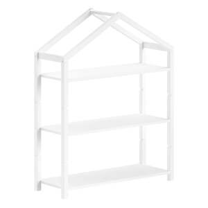 Biela detská knižnica z borovicového dreva 111x141x40 cm Dallas – Vipack