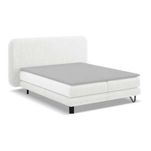 Biela boxspring posteľ 140x200 cm Ilima – Makamii