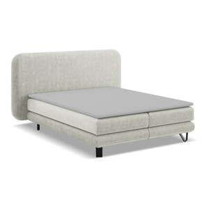 Béžová boxspring posteľ 180x200 cm Ilima – Makamii