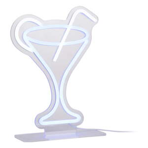 Modrá LED neónová svetelná dekorácia 5 W Cocktail – Leitmotiv