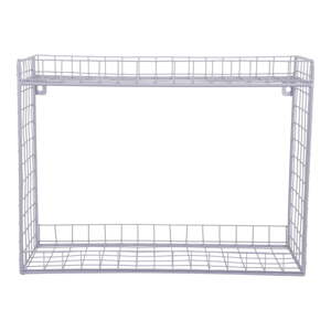 Fialová poschodová oceľová polica 40 cm Reja – PT LIVING