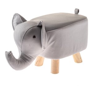 Svetlosivá detská stolička Elephant – Dakls