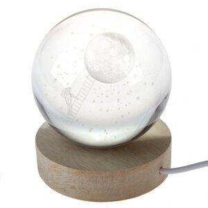LED stolová lampa v prírodnej farbe (výška  9,5 cm) – Dakls