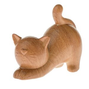Keramická soška (výška  10 cm) Cat – Dakls