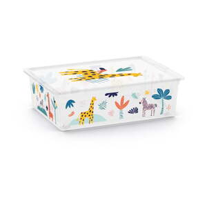 Biely plastový detský úložný box 55x39x16 cm C Box Style – KIS