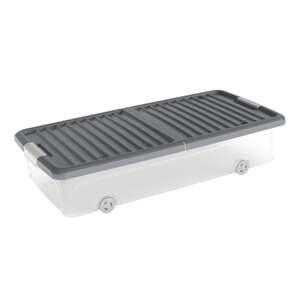 Plastový úložný box pod posteľ s vekom 74x37x16, 5 cm W box underbed L – KIS