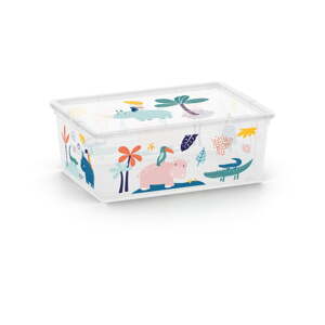 Biely plastový detský úložný box 37x26x15 cm C Box Style – KIS