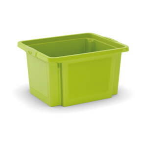 Zelený plastový úložný box 42x35x23 cm H-Box S – KIS