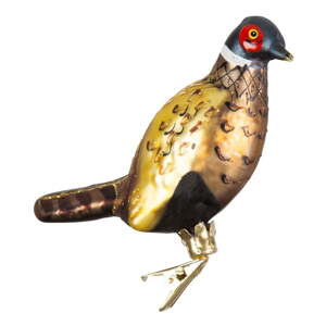 Sklenená ručne vyrobená vianočná ozdoba 18,5 cm Bird – Sass & Belle