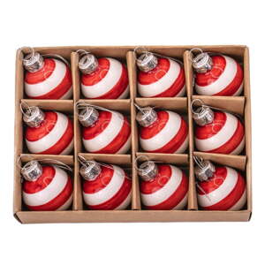 Sklenené ručne vyrobené vianočné gule v súprave 12 ks ø 3 cm Mini Bauble – Sass & Belle