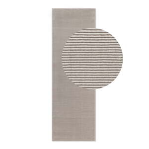 Sivo-krémový behúň 80x240 cm Perles Dolomite – Elle Decoration