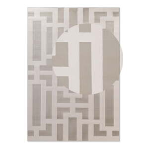 Sivo-krémový koberec 160x235 cm Perles Onyx – Elle Decoration