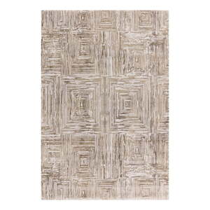 Béžový koberec 200x290 cm Kuza Lines Beige – Asiatic Carpets