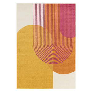 Žlto-oranžový koberec 80x150 cm Muse Orange Retro – Asiatic Carpets