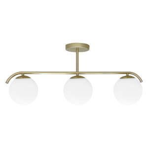Biele/v zlatej farbe stropné svietidlo so skleneným tienidlom 15x69 cm Amadeo – Candellux Lighting
