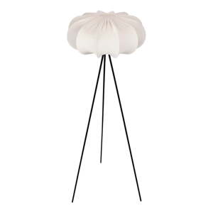 Biela stojacia lampa s textilným tienidlom (výška  147 cm) Cafee – Candellux Lighting