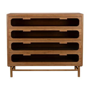 Bambusová komoda v prírodnej farbe 105x88x38 cm Caroun – Dutchbone