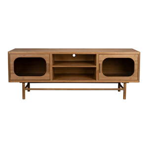 Bambusový TV stolík v prírodnej farbe 150x55x40 cm Caroun – Dutchbone