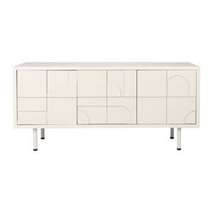 Svetlosivá komoda 55x120x40 cm Funk – White Label