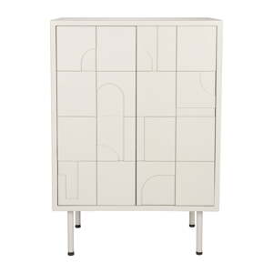 Svetlosivá skrinka 70x100x40 cm Funk – White Label