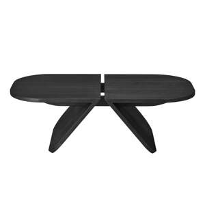 Čierny konferenčný stolík z dubového dreva 54x100 cm Avio – Blomus