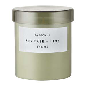 Vonná sójová sviečka doba horenia 45 h Valoa Fig Tree – Lime – Blomus