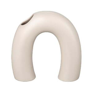 Krémovobiela keramická váza (výška  12 cm) Kagetsu – Blomus