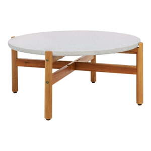 Okrúhly záhradný odkladací stolík s terrazzo doskou ø 84,5 cm Terracina – House Nordic