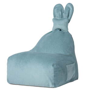 Modrý detský sedací vak Funny Bunny – The Brooklyn Kids